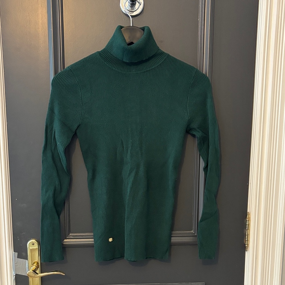Ralph Lauren Women’s Green Turtleneck Sweater